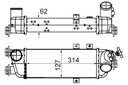 MAHLE INTERCOOLER RADUADOR AIRE DE ADMISIÓN HYUNDAI I30 KIA CEED 