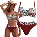 ЖЕНСКИЙ КУПАЛЬНИК ИЗ ДВУХ ЧАСТЕЙ С УТЕПЛКОЙ PUSH UP SET 80E