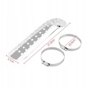 VERSATILE HOLE MOTORCYCLE PROTECTION THERMAL PROTECTION PIPES GRADUATION SREBR  photo 10