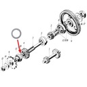 ПРОСТАВКА ПЕРЕДНЕГО ВАЛА ROMET KOMAR