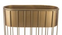 Zlatý kovový štýlový veľký kryt na stojane Max. šírka 62 cm