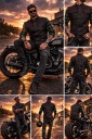 БЕЗРУКАВКА SOA PIK RED ШКІРЯНА МОТОЦИКЛЕТНА SONS OF ANARCHY  фото 6