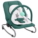 vidaXL Baby Rocker, Зеленый, Сталь