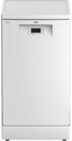 Посудомоечная машина Beko BDFS 15020W 10 комплектов 5 программ 45см
