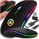 БЕСПРОВОДНАЯ ОПТИЧЕСКАЯ МЫШЬ ТОНКАЯ СВЕТОДИОДНАЯ ЛЕГКАЯ