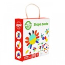 DREWNIANA UKŁADANKA 40 WZORÓW MONTESSORI PUZZLE 55 EL.