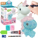 ZESTAW ARTYSTYCZNY WYKLEJANKA MALOWANIE DIAMENTAMI JEDNOROŻEC