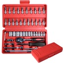 НАБОР ТОРЦЕВЫХ КЛЮЧЕЙ TORX КЛЮЧИ С ТРЕЩОТКОЙ, 46 шт.