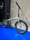 Skladací bicykel Dorozhnik ONYX planetárny rám 12 palcov koleso 20 &quot; strieborná Veľkosť rámu 12 palcov