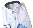 Рубашка деловая для мальчика, белая, с длинными рукавами, размер 128.