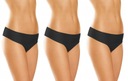 3 ТРУСИКА GATTA BRAZILIAN ULTRA COMFORT, ЧЕРНЫЕ S
