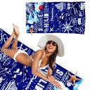 БОЛЬШОЕ БЫСТРОСЫХАЮЩЕЕ ПЛЯЖНОЕ ПОЛОТЕНЦЕ 70Х140, МИКРОФИБРА, XL УЗОРЫ %