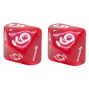 НАБОР ИЗ 2 КУБИКОВ D10 РПГ АЛХИМИК 0–9