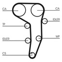 ZZ/CT1051WP1 COMPLET MÉCANISME DE DISTRUBUTION DE GAZ +POMPA photo 2 - milautoparts-fr.ukrlive.com