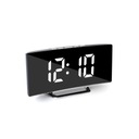 ЦИФРОВОЙ БУДИЛЬНИК ЭЛЕКТРОННЫЕ СВЕТОДИОДНЫЕ ЧАСЫ НАПОЛЬНОЕ ЗЕРКАЛО + ТЕРМОМЕТР