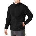 ТЕПЛАЯ МЯГКАЯ МУЖСКАЯ ФЛИСОВАЯ МОЛНИЯ, ЧЕРНАЯ, СПОРТИВНАЯ ФЛИСОВАЯ РАБОЧАЯ ФУТБОЛКА