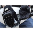 REKAWICE МОТОЦИКЛЕТНЫЕ XL ЧЕРНЫЕ NYLON, WZMOCNIENIA, CHWYTNOSC, RZEPY, СТОЙКИ  фото 11