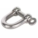 Скоба оцинкованная для веревок 5 мм.