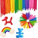 МОДЕЛИРОВАНИЕ ШАРОВ ДЛИННЫЕ ЦВЕТНЫЕ ТРУБКИ ДЛЯ СКРУЧЕНИЯ ДЕНЬ РОЖДЕНИЯ 100 ШТ.