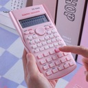 Розовый научный калькулятор 2 линии 240 функций Школа