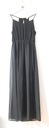 1027. H&M szyfonowa czarna maxi sukienka na ramiączkach r 38 Długość do połowy łydki