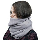 ШАРФ ЖЕНСКИЙ ЗИМНИЙ ШАРФ, ТЕПЛЫЙ, СЕРЫЙ, РАЗМЕР. С