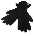 ЖЕНСКИЕ ЗИМНИЕ ПЕРЧАТКИ ТЕПЛЫЕ ЧЕРНЫЕ СЕНСОРНЫЕ