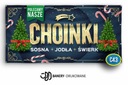Baner Reklamowy Choinki 2x1m - Projekt Gratis Reklama choinek sprzedaż C43
