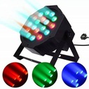 REFLEKTOR KOLOROFON LED DISCO STROBOSKOP 18 X 3W