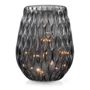 Черный, элегантный светодиодный фонарь на батарейках для сада, 14х9,2 см.