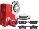 ПЕРЕДНИЕ ДИСКИ, КОЛОДКИ BREMBO, GRAND CHEROKEE IV, 350MM