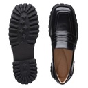 Loafersy mokasyny Clarks Stayso Rise skórzane 37 Wzór dominujący bez wzoru