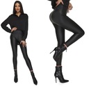 ЛЕГГИНГИ ЛАТЕКСНЫЕ, МАТОВЫЕ, эко-кожа, брюки с завышенной талией.