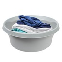 КРУГЛАЯ ПЛАСТИКОВАЯ МЫШКА ДЛЯ МЫТЬЯ ОБЪЕМОМ 20 Л, СЕРАЯ