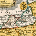 Stara mapa - Polska - Schreiber 1749 - 50x40 Szerokość produktu 50 cm