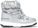 Moon Boot dievčenské snehule Low Nylon Silver 37