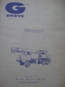 Автокраны Краны GROVE Руководство 1975г.