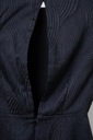 H&M šaty odhalený chrbát XS/34 malá čierna Rukáv krátky rukáv