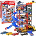 AUTÓ PARKOLÓ GARÁZS JÁTÉK NAGY TÖBBSZINTES LIFT AUTÓMOSÓ ÁLLOMÁS