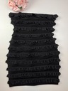 Šaty čierny hodváb Elizabeth & Jamy USA S Príležitosť koktejlová