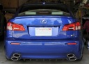 СПОЙЛЕР ЗАДНЬОГО БАМПЕРА LEXUS IS-F XE20 Z ДИФУЗОРОМ SHARK  (16773063584) фото min 7