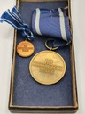 Medal za Odrę, Nysę, Bałtyk, 1945 + miniaturka Oryginał oryginał