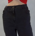 Čierne džínsové nohavice vrecká zips Cecil 31/32 Veľkosť 31/32