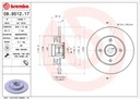 DISCOS ZAPATAS PARTE TRASERA BREMBO CITROEN C4 I 