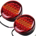 KIT 2X HEADLIGHT LED REAR COMBINED CIRCLE TRAILER  photo 14