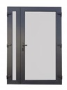 ВНЕШНИЕ ДВУСТОРОННИЕ ДВЕРИ ПВХ АНТРАЦИТОВОГО цвета, ПО РАЗМЕРУ НЕЗАВИСИМОГО