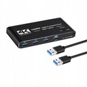 KVM-переключатель HDMI 2.0 USB-переключатель 4K/60 Гц 4xUSB