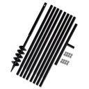 ŚWIDER GLEBOWY Z UCHWYTEM 100MM PRZEDŁUŻANY 9M STA