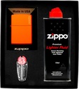 Подарочный набор ZIPPO ORANGE MATTE LOGO*№1