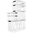 KON-PLAST - Műanyag játéktároló - ROBUSZTUS - kosár doboz - 32 L További információ fedéllel